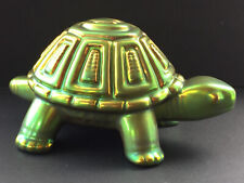 Zsolnay Pecs Eosin Lustre Glaze Turtle Tortoise Figure - Judit Nador Circa 1970s for sale  Shipping to South Africa