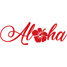 Aloha hibiscus vinyl for sale  Long Beach