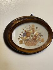 Pressed flowers oval for sale  BLACKPOOL