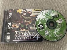 Twisted Metal 4 Sony PlayStation 1 PS1 CIB com etiqueta preta manual 1999, usado comprar usado  Enviando para Brazil