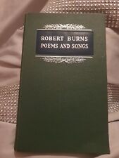 Robert burns poems for sale  SOUTHEND-ON-SEA