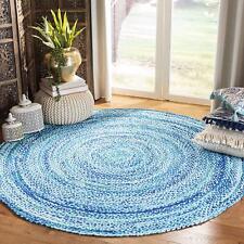 Usado, Alfombra trenzada alfombra de área redonda alfombra natural 100% algodón alfombra rústica aspecto segunda mano  Embacar hacia Argentina