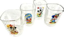 2000 McDonald's Disney Celebration Mickey Mouse Caneca de vidro Conjunto completo de 4 NOS comprar usado  Enviando para Brazil