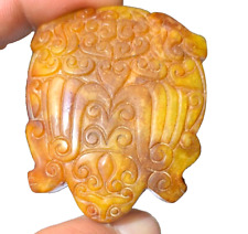 Usado, 5,2 cm chinês antigo jade hetiano besta mítica multicolorida em forma de sapo comprar usado  Enviando para Brazil