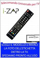 TELECOMANDO UNIVERSALE per DECODER SAT e DIGITALE i-ZAP iZAP SCEGLI MODELLO usato  Piedimonte Etneo