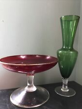 Vintage coloured glass for sale  ANDOVER