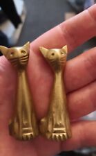 Brass siamese cats for sale  NOTTINGHAM