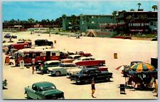 Cartão postal FL Daytona Beach Flórida cachorro-quente suporte trailer carros caminhões década de 1950 A11 comprar usado  Enviando para Brazil