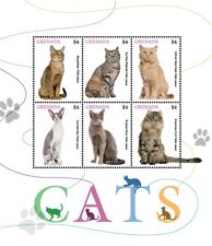 Cats stamp sheet for sale  PONTYPRIDD