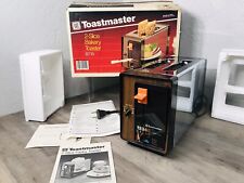 TOASTMASTER B710 2-Slice Bakery Toaster Vintage New Open Box Chrome And Wood for sale  Shipping to South Africa