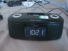 Dock de rádio relógio ILUV Shake And Wake alarme duplo iPod IMM153BLK comprar usado  Enviando para Brazil