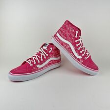 Sapatos femininos Vans x Hello Kitty raro Sk8-Hi tamanho EUA 8 rosa e branco comprar usado  Enviando para Brazil