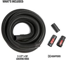 CRAFTSMAN CMXZVBE38759 2-1/2 in. by 20 ft. POS-I-LOCK Wet Dry Shop Vacuum Hose  for sale  Fort Wayne