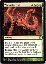 Worm Harvest Magic The Gathering Modern Masters Light Play for sale  Shipping to South Africa