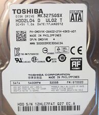 Unidad de portátil Sata Toshiba MK3275GSX (HDD2L04 D UL02 T) FW:GT002D 2,5" 320 GB, usado segunda mano  Embacar hacia Argentina