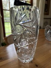 Lead crystal vase for sale  CORWEN