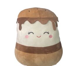 Travesseiro de pelúcia Squishmallows Carmelita the Smore 16 polegadas esquadrão de comida comprar usado  Enviando para Brazil