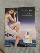 Publicité papier Parfum. Perfume Ad Céline Dion Note de 2004 comprar usado  Enviando para Brazil