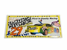 Placa RARA Vintage Cartoon Network Whacky Racing Flintstones Nascar Steve Grissom comprar usado  Enviando para Brazil