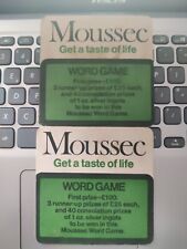 Moussec beermats. for sale  KEIGHLEY