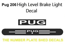 Adesivo PEUGEOT 206 DECALQUE DE LUZ DE FREIO DE ALTO NÍVEL (PUG), usado comprar usado  Enviando para Brazil