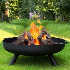 Fogueira redonda 24" dobrável pátio jardim tigela acampamento ao ar livre aquecedor queimador de madeira comprar usado  Enviando para Brazil