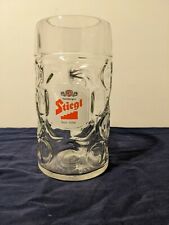 Stiegl Borgonovo Salzburger 1.L Tall Beer Glass Pilsner Made In Italy , used for sale  Shipping to South Africa