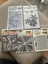 Mixed stencils 5 for sale  ROCHESTER