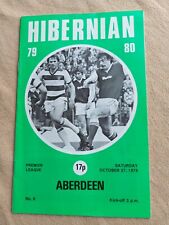 Hibernian aberdeen 27th for sale  STONEHAVEN