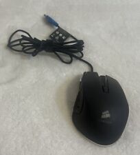 Used, Corsair VENGEANCE M90 Gaming Laser Mouse USB Corded Computer Black Metal for sale  Shipping to South Africa