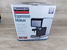 Cafeteira de espresso Professional Series Collezioni preta aço inoxidável PS77199 comprar usado  Enviando para Brazil