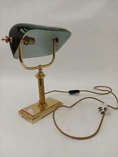 Vintage Retro Bankers Table Lamp Brass Desk Lamp Tested Pre Owned Unique for sale  Shipping to South Africa