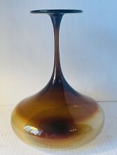 MCM Tom Connelly Greenwich Flint Craft Burnt Honey #1183 Glass Decanter NO TOP, used for sale  Shipping to South Africa