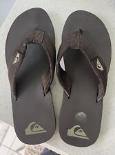 mens quicksilver flip flops for sale  Orange