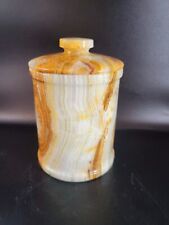 Decorative onyx canister for sale  New Windsor