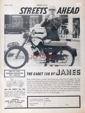 JAMES '150 Cadet' 150cc Motor Cycle Advert : 1963 M/Cycle Print for sale  SIDCUP