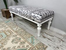 Usado, 18x18x18 pulgadas banco otomano, banco tapizado, muebles minimalistas, regalo segunda mano  Embacar hacia Argentina