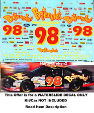 Usado, NASCAR DECALQUE #98 BOJANGLES PRETO 1993 FORD THUNDERBIRD DERRIKE COPE SLIXX 1/24 comprar usado  Enviando para Brazil