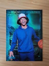 2023 Skybox Metal Universe Champions Scoot Henderson 006 Basketball Aqua for sale  Shipping to South Africa