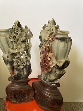 Used, 2 Soapstone Carved Candlestick Holders for sale  Shipping to South Africa