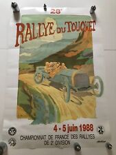 Affiche ancienne rallye d'occasion  Andernos-les-Bains