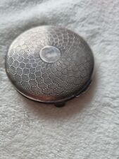 Sterling silver compact for sale  WORKSOP