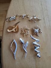 Vintage brooches joblot for sale  NEWCASTLE