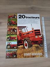 Prospectus renault tracteurs d'occasion  Saint-André-lez-Lille