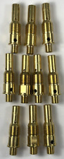 *Lot of 10* WS - Gas Diffusers - 52FN - Brass - for MIG Welding Guns for sale  Shipping to South Africa