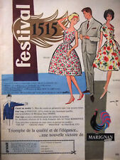 Publicité 1959 tissus d'occasion  Compiègne