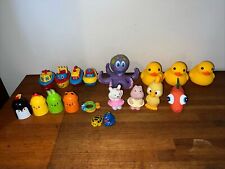 Bathtub/pool Rubber/plastic Toy Lot Rubber Duck Octopus Plastic Boats for sale  Shipping to South Africa