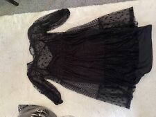 Black mesh dress for sale  YORK