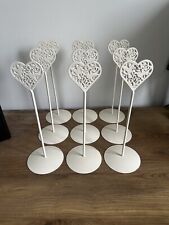 White heart table for sale  ALDERSHOT