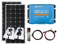 Victron 300w Mono Solar Panel Kit MPPT Smart Charging Controller Battery Mounts , used for sale  Shipping to South Africa